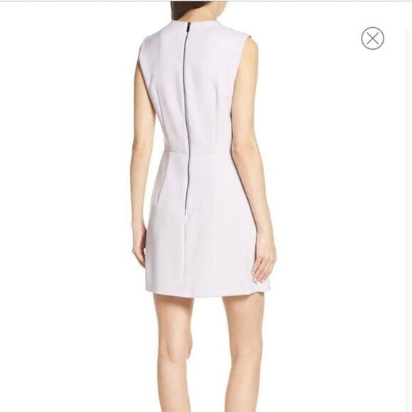 French Connection lavender Sundae Stretch Dress size 14 NWT - Picture 2 of 5